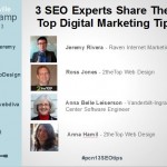 3 seo experts share top digital marketing tips podcamp