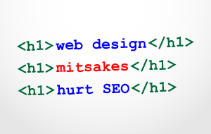 web design mistakes hurt seo
